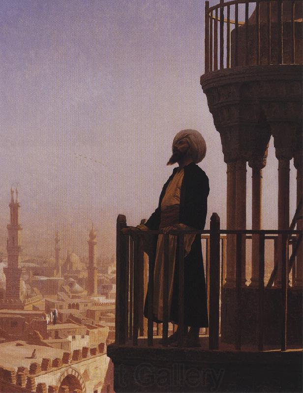 Jean - Leon Gerome Le Muezzin, the Call to Prayer. Spain oil painting art